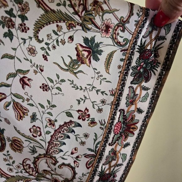 Max Studio Cream Floral Open Front Kimono Size M - Picture 5 of 8